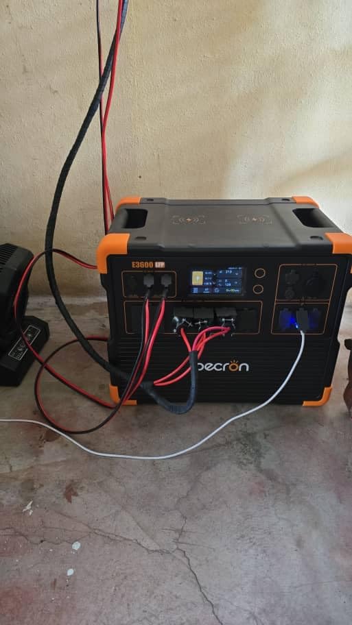 PECRON Portable Power Station 3072Wh E3600LFP, 5x3600W AC Outlets Power Station, LiFePO4 Battery Backup Expanded to 18.43kWh, Fast Charging Solar Generator for Home Use, RV, Camping, CPAP, Emergencies customer photo 2