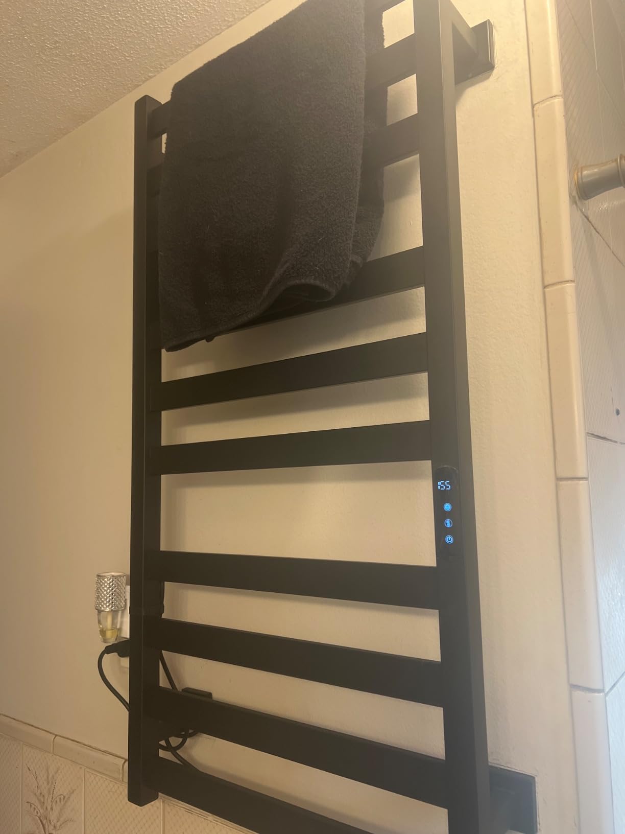 Towel Warmer 6 Bars, 31.5 Inch Stainless Steel Towel Warmer Rack customer photo 2