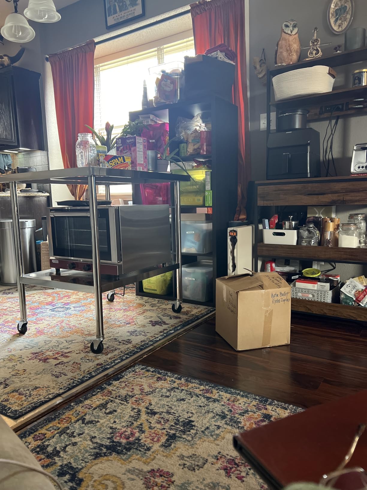 VEVOR Stainless Steel Work Table 30 x 48 x 38 Inch, with 4 Wheels, 3 Adjustable Height Levels, Heavy Duty Food Prep Worktable for Commercial Kitchen Restaurant, Silver customer photo 2