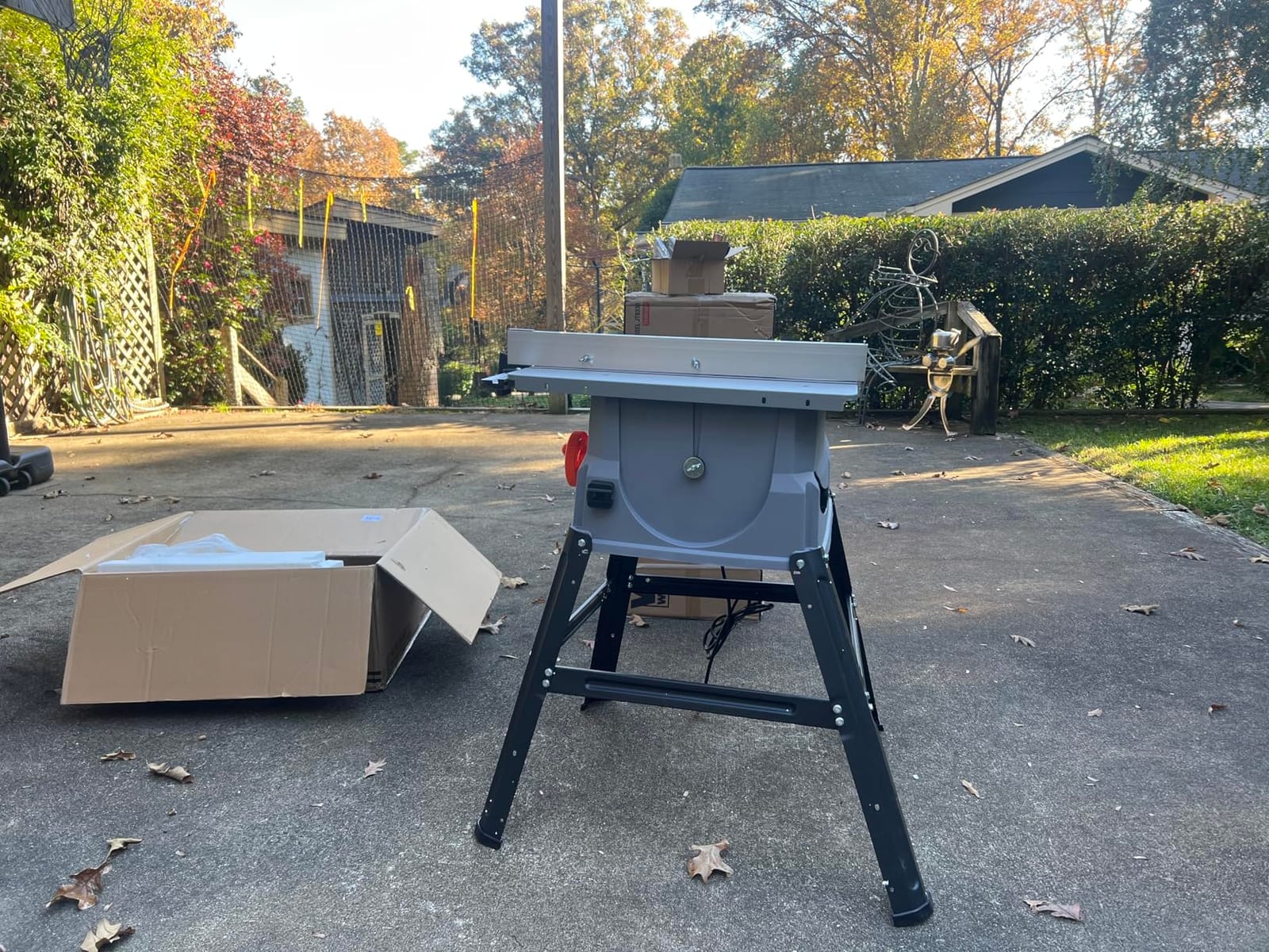 Prostormer 10 Inch Table Saw with Stand customer photo 1