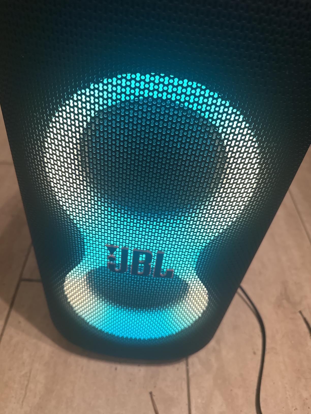 JBL PartyBox Club 120 Portable Party Speaker, Bluetooth, Lights - White customer photo 2