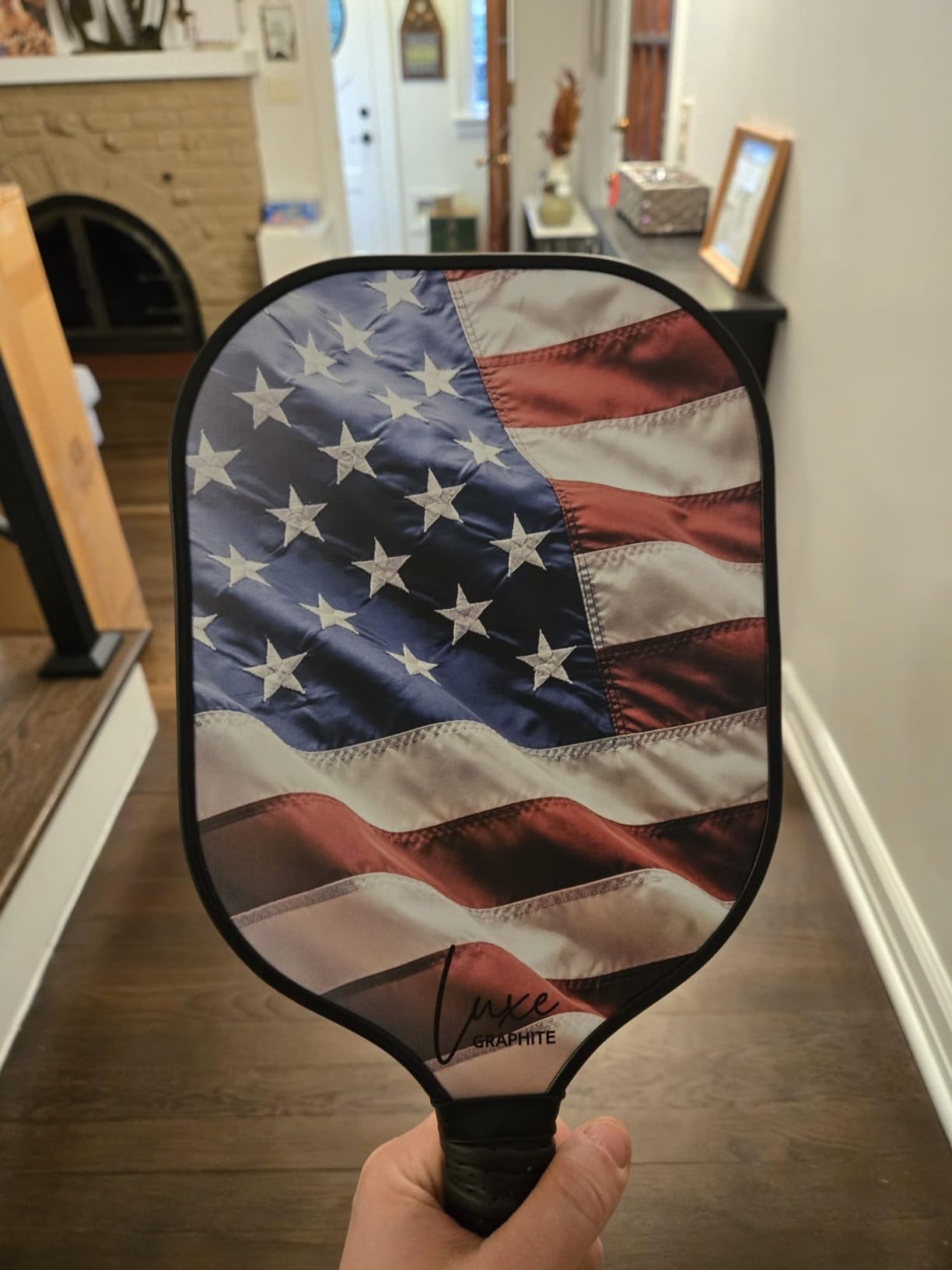 Palms-O-Aces Carbon Fiber Pickleball Paddle – USAPA Approved 16mm T700 Graphite Paddle with Textured Spin Surface | Lightweight Carbon Fiber Pickleball Paddles & Racket | Includes Paddle Cover customer photo 1