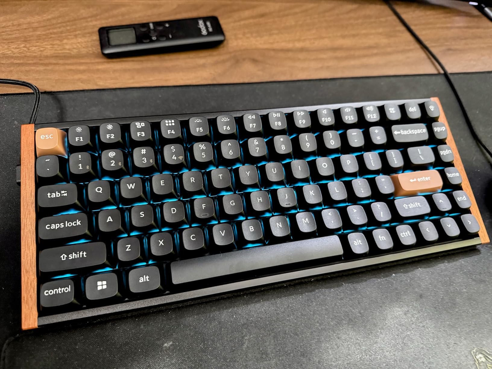 Keychron K2 HE Rapid Trigger Wireless Magnetic Custom Keyboard | QMK Launcher 2.4 GHz & Bluetooth, Hall Effect Gateron Double-Rail Magnetic Switch for Mac Windows Linux (Aluminum + Wood) customer photo 1