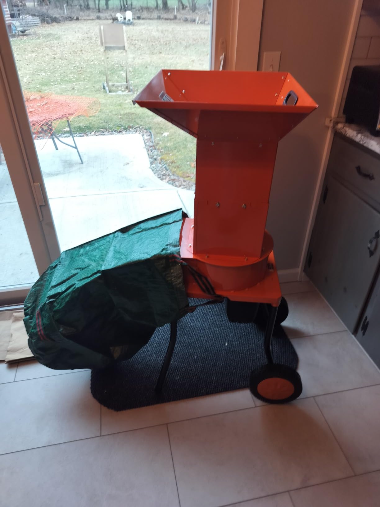 SuperHandy Electric Leaf Mulcher Shredder, 15-AMP, Yard Waste customer photo 2