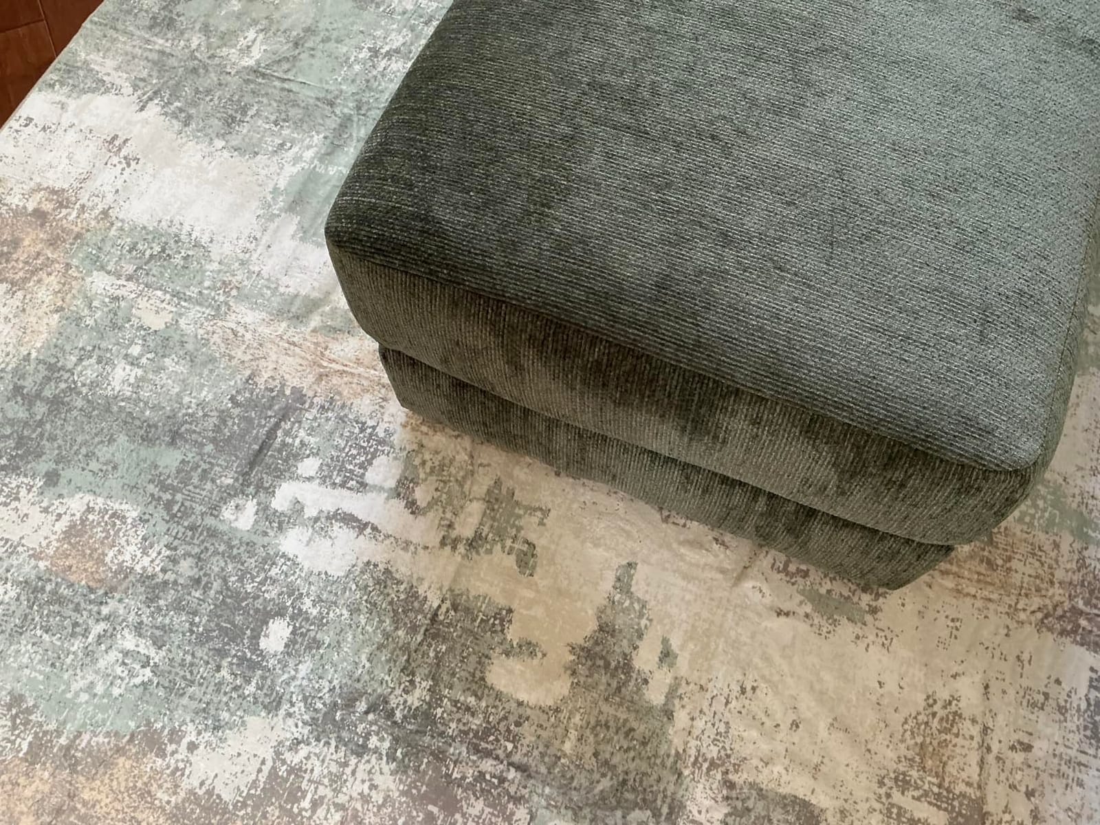 BEIMO 5x7 Green Abstract Area Rug, Washable Non-Slip for Bedroom | Soft Low-Pile Carpet, Lightweight and Easy to Vacuum, Sage Living Rooms, Dining Rooms, Bedrooms, and Home Offices customer photo 1
