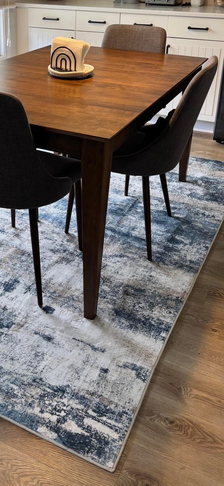 BEIMO 5x7 Green Abstract Area Rug, Washable Non-Slip for Bedroom | Soft Low-Pile Carpet, Lightweight and Easy to Vacuum, Sage Living Rooms, Dining Rooms, Bedrooms, and Home Offices customer photo 2