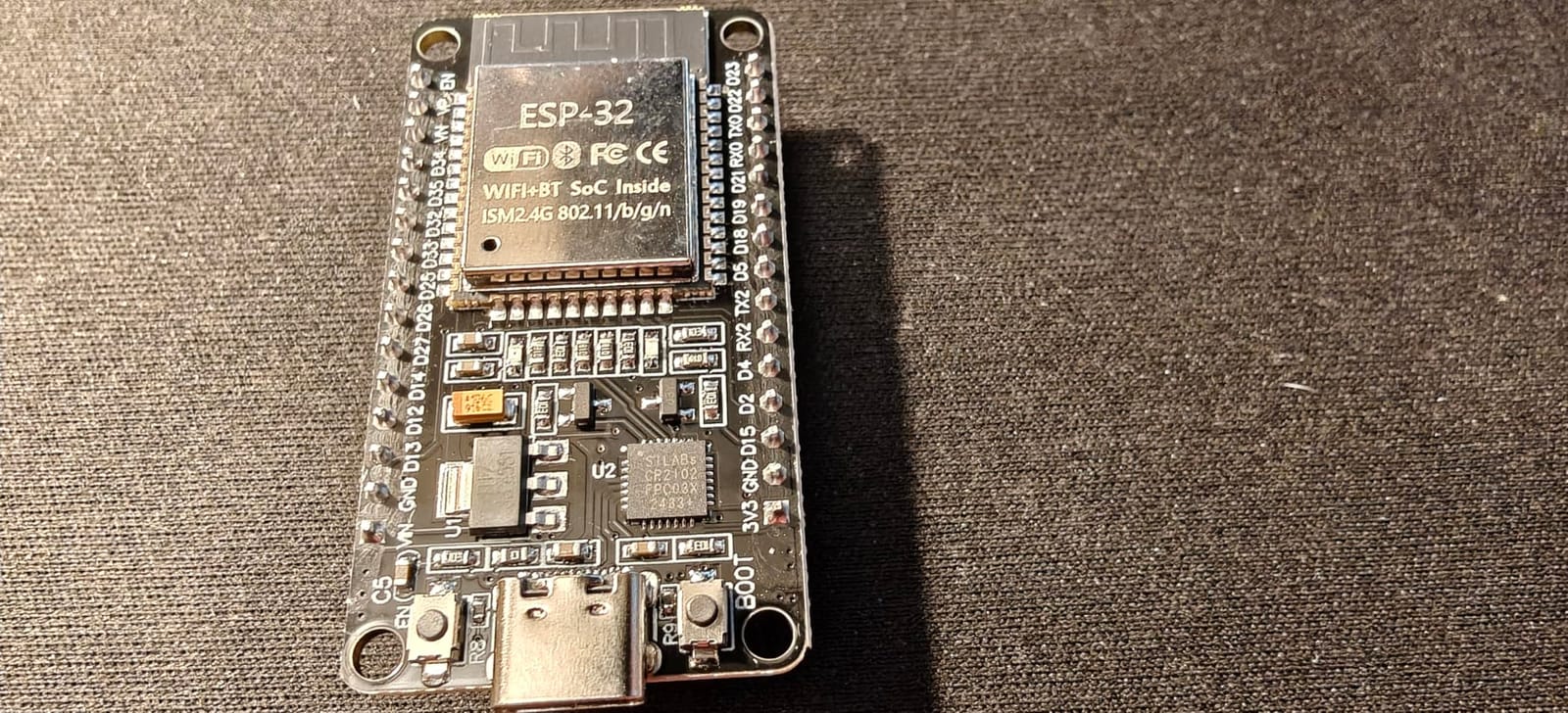 AITRIP 1PCS Type-C ESP32 ESP-WROOM-32 Development Board WiFi + Bluetooth CP2102 Dual Core 2.4Ghz Microcontroller Compatible with Arduino (ESP32 30P, Type-C) customer photo 2