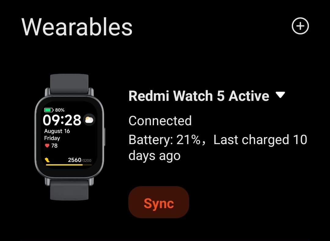 XIAOMI Redmi Watch 5 Active Smartwatch, 2.0