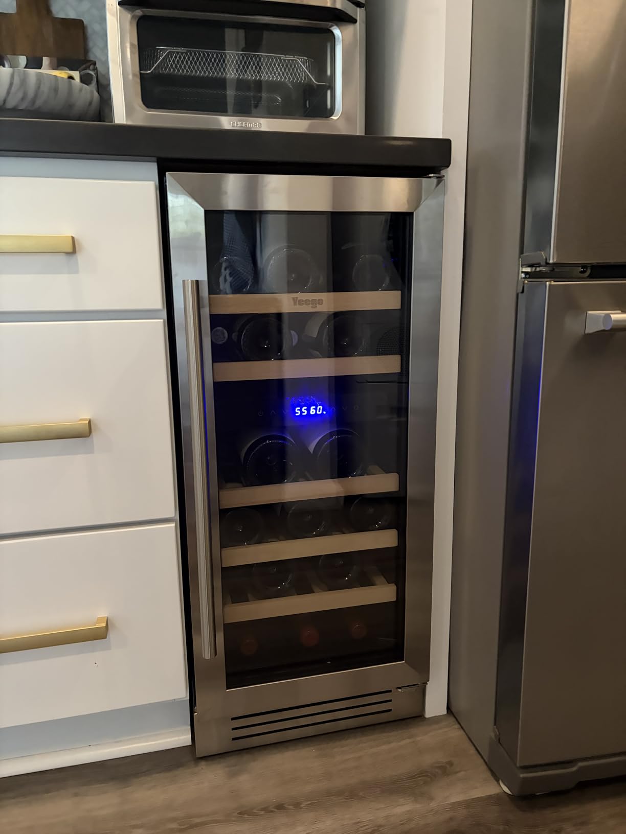 Yeego 24 Inch Wine and Beverage Refrigerator with 60 Can and 20 Bottle customer photo 1
