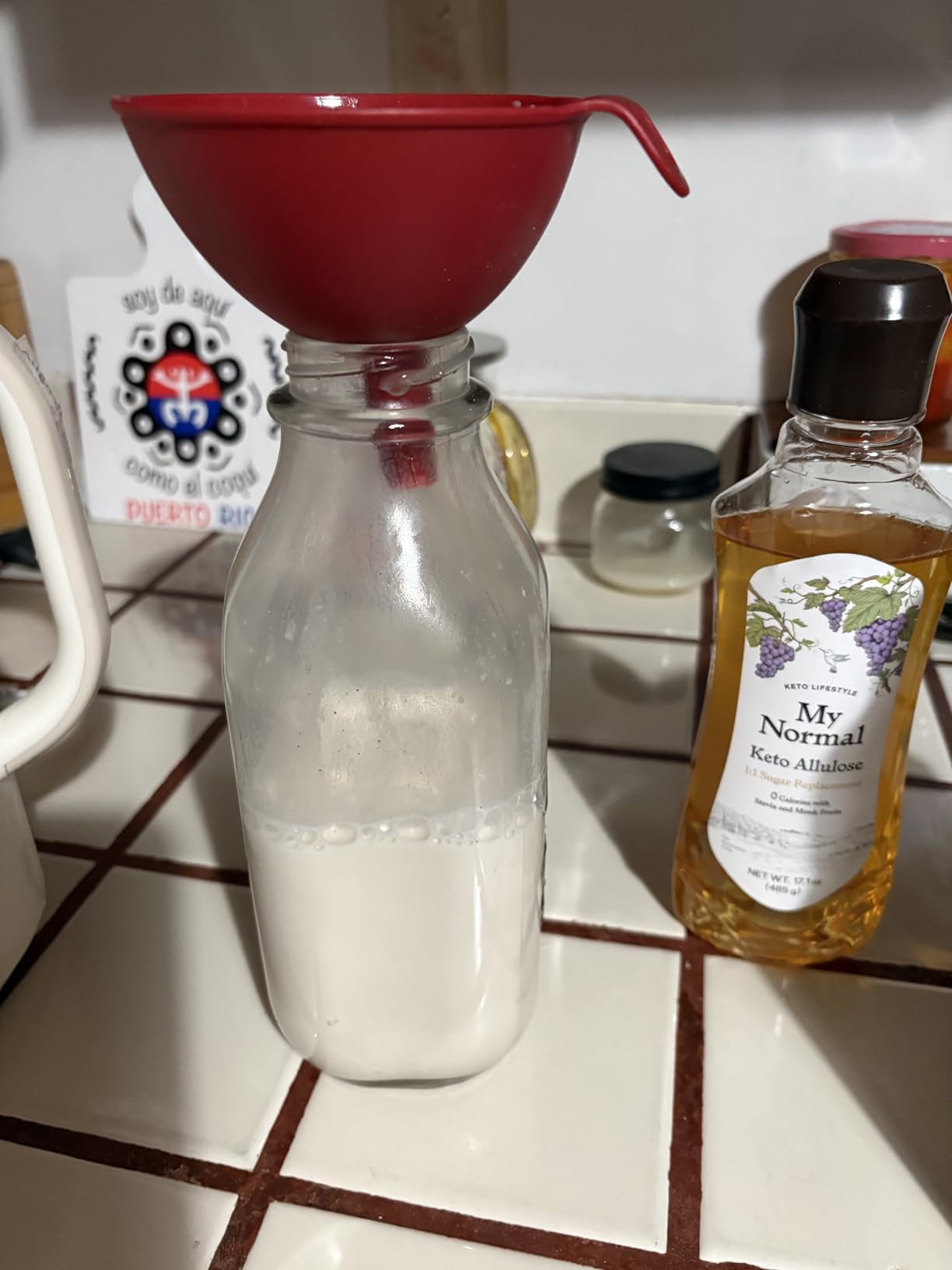 KIDISLE Automatic Nut Milk Maker, 20oz Homemade Almond, Oat, Coconut, Soy, Plant Based Milks and Non-Dairy Beverages with Delay Start/Keep Warm/Self-Cleaning/Boil Water, White customer photo 1