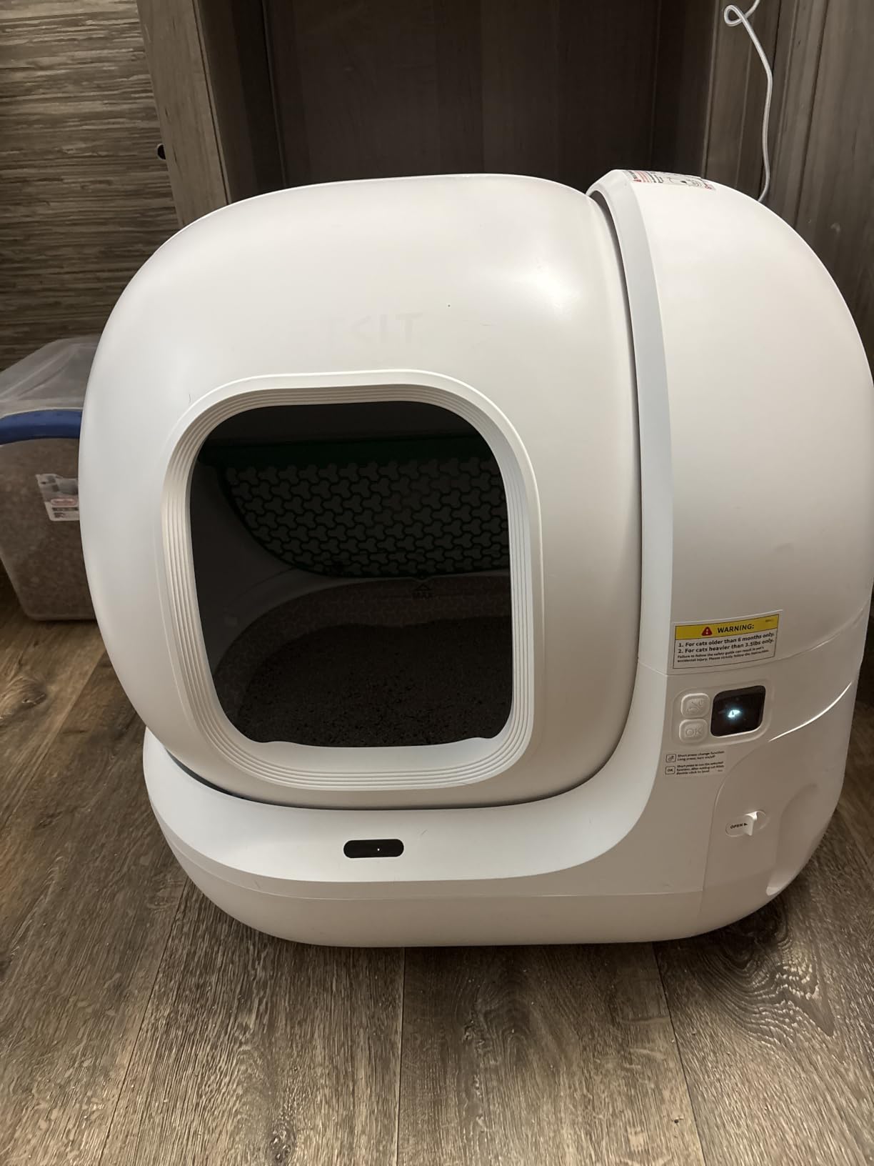PETKIT PuraMax 2 Automatic Self-Cleaning Cat Litter Box, App Control Litter Box with Safety Sensors, Odor Free & Anti-Leakage Basic Bundle Includes Trash Bags,2.4G WiFi & Low Entrance customer photo 1