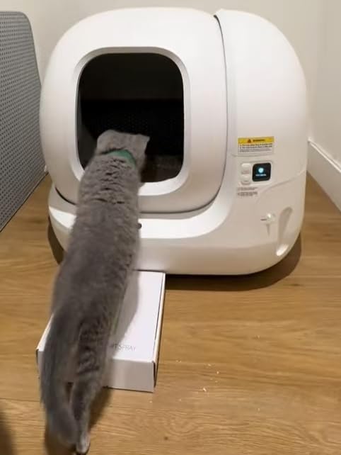 PETKIT PuraMax 2 Automatic Self-Cleaning Cat Litter Box, App Control Litter Box with Safety Sensors, Odor Free & Anti-Leakage Basic Bundle Includes Trash Bags,2.4G WiFi & Low Entrance customer photo 2