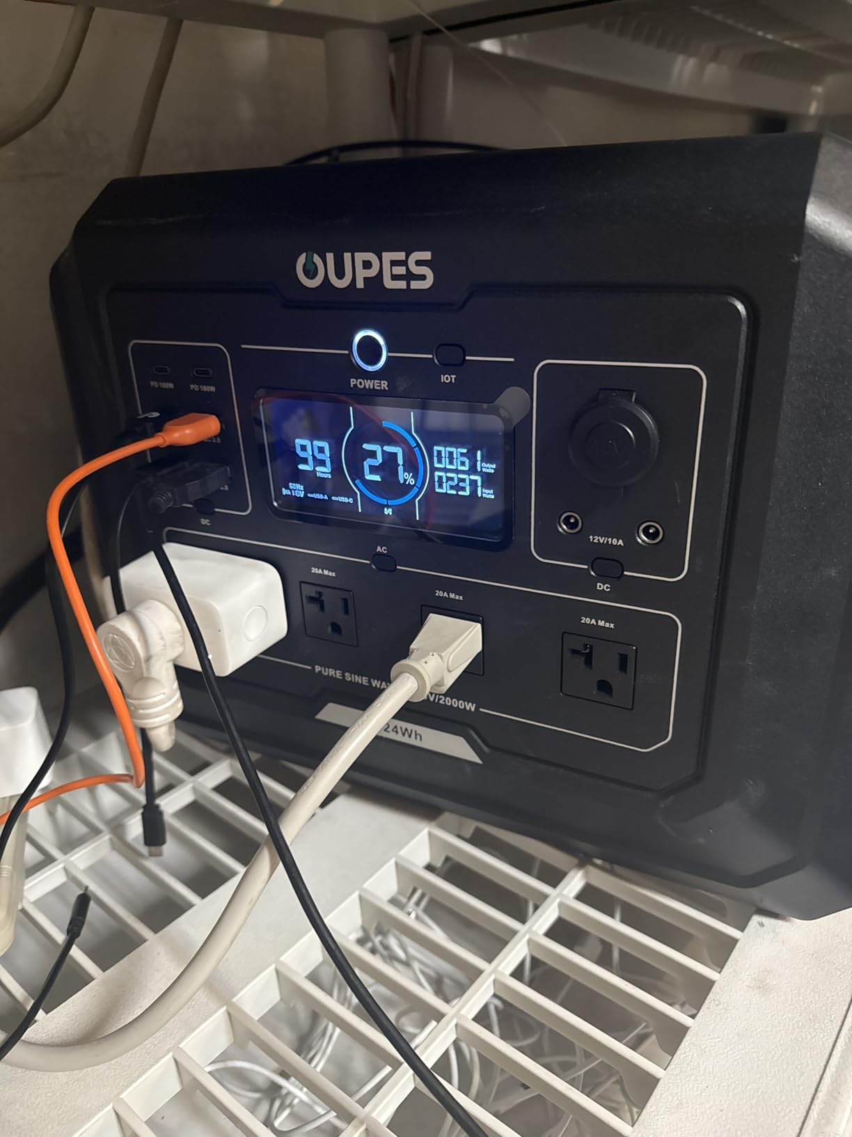 OUPES Mega 1 Portable Power Station 1024Wh 2000W (4500W Surge) customer photo 1