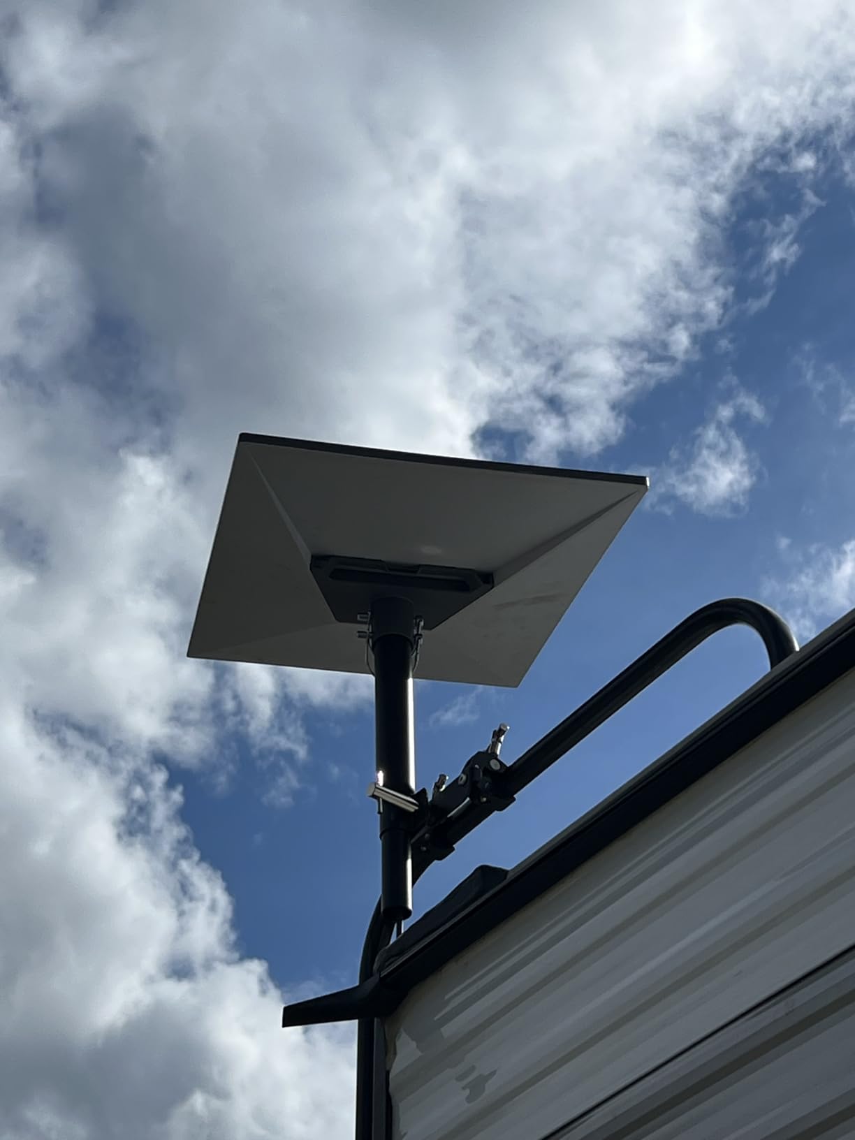 Gen 3 Starlink Mount for RV Ladder & Roof Rack, Adjustable with Pipe Adapter for Pole/Roof/Camper/Railing Use, Compatible with Starlink Standard 4/4X/Gen 3 customer photo 1