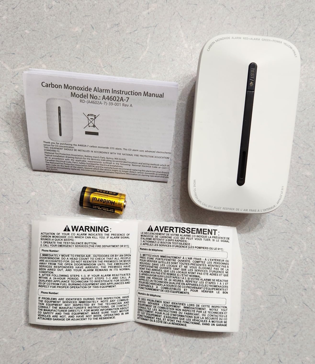 Siterlink Carbon Monoxide Detectors Plug in,10 Year Replaceable Battery customer photo 2