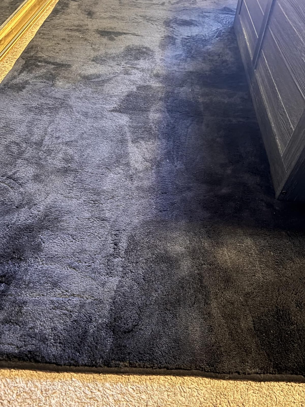 Amearea Modern Area Rugs for Bedroom Living Room, 4x6 Blue Memory Foam Rug customer photo 2