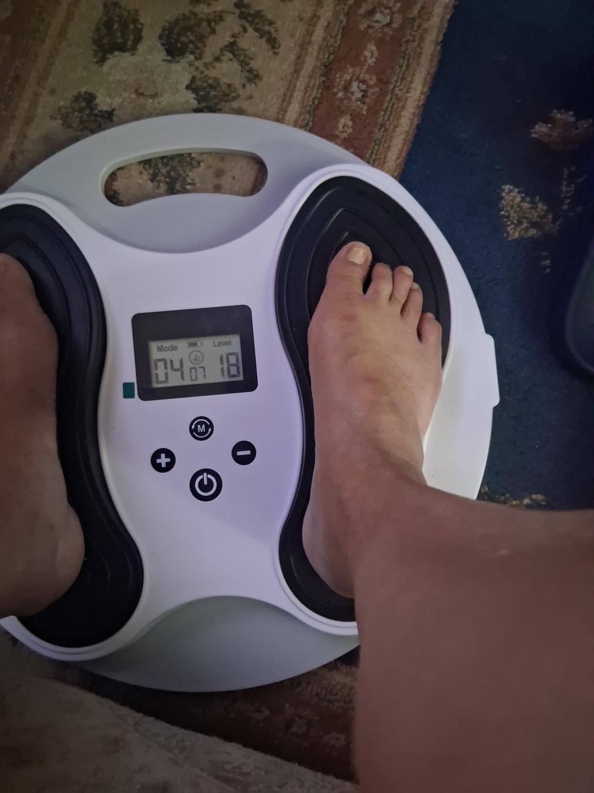 EMS Foot Massager for Neuropathy with 4 TENS Unit Muscle Stimulator Pads customer photo 1