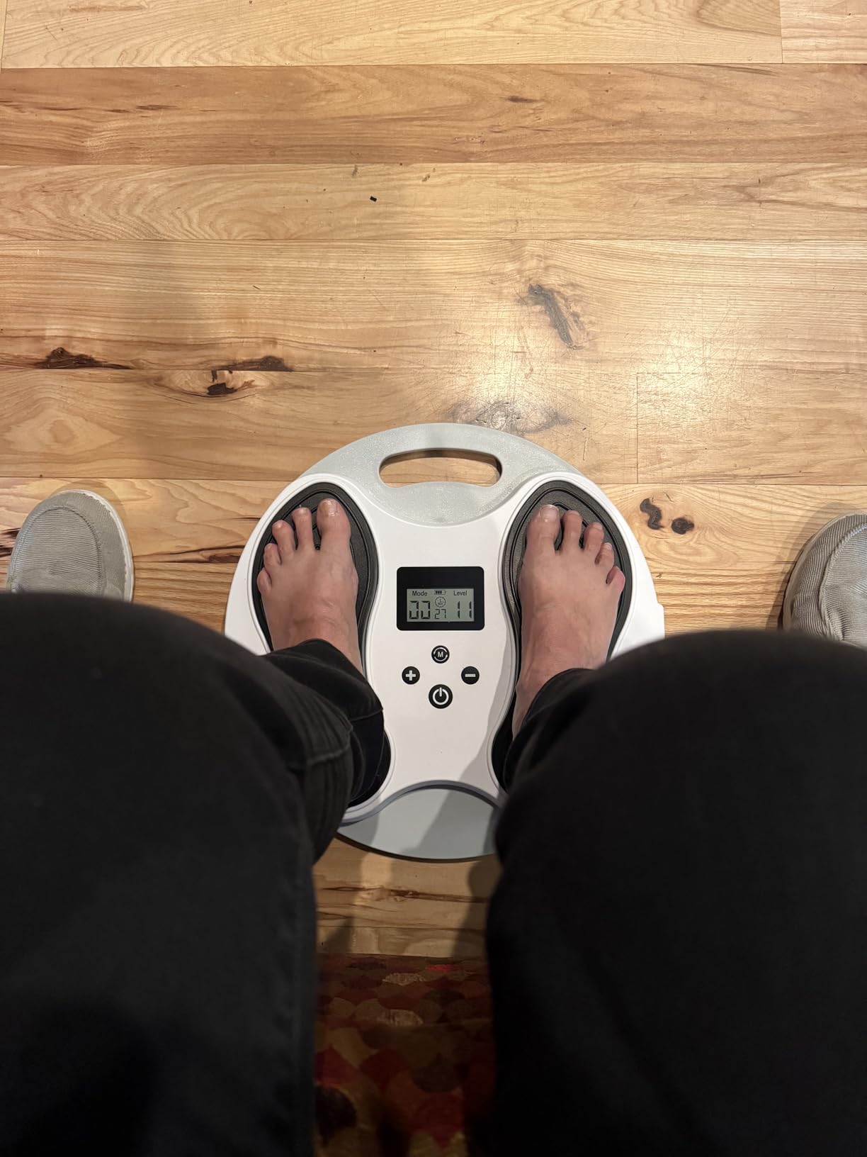 EMS Foot Massager for Neuropathy with 4 TENS Unit Muscle Stimulator Pads customer photo 2
