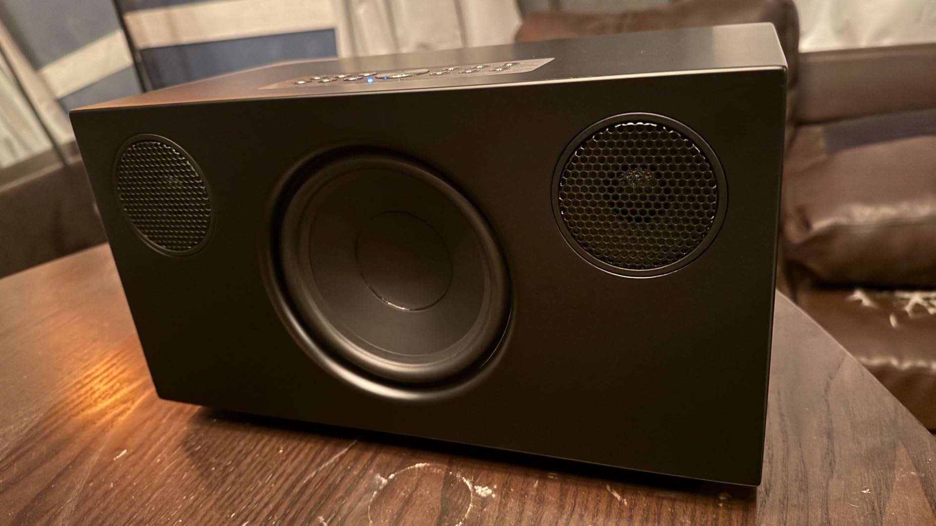 Audio Pro C10 MKII Wireless Speaker, WiiM Edition | High-Fidelity Sound, Multi-Room, Bluetooth, Wi-Fi | Compatible with AirPlay 2, Google Cast, Siri, WiiM Home App, Stream Spotify, TIDAL & More, Black customer photo 2