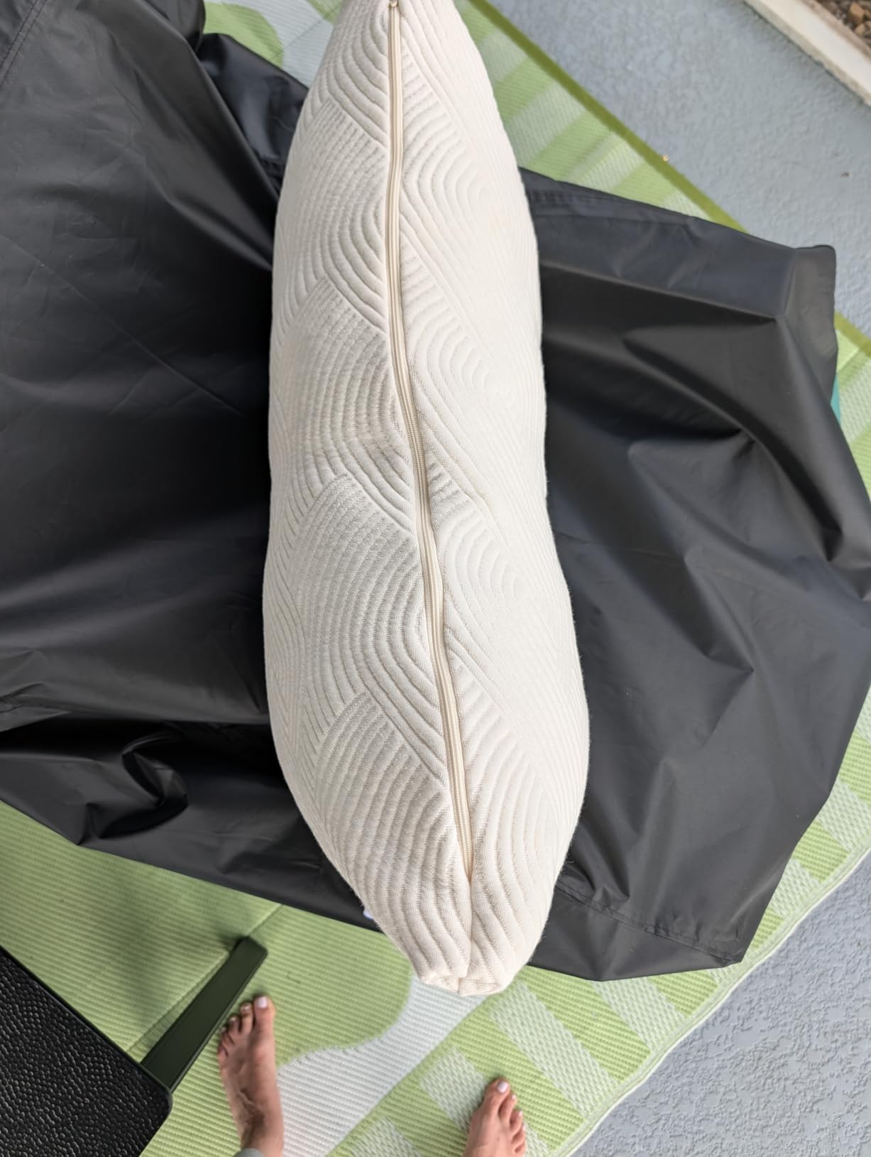 Coop Home Goods Adjustable Latex Pillow King, with Talalay Latex & Microfiber Fill, Best Pillows for Sleeping, Naturally Cooling, Eco-Friendly, Medium Firm Pillow for Back, Stomach or Side Sleepers customer photo 1
