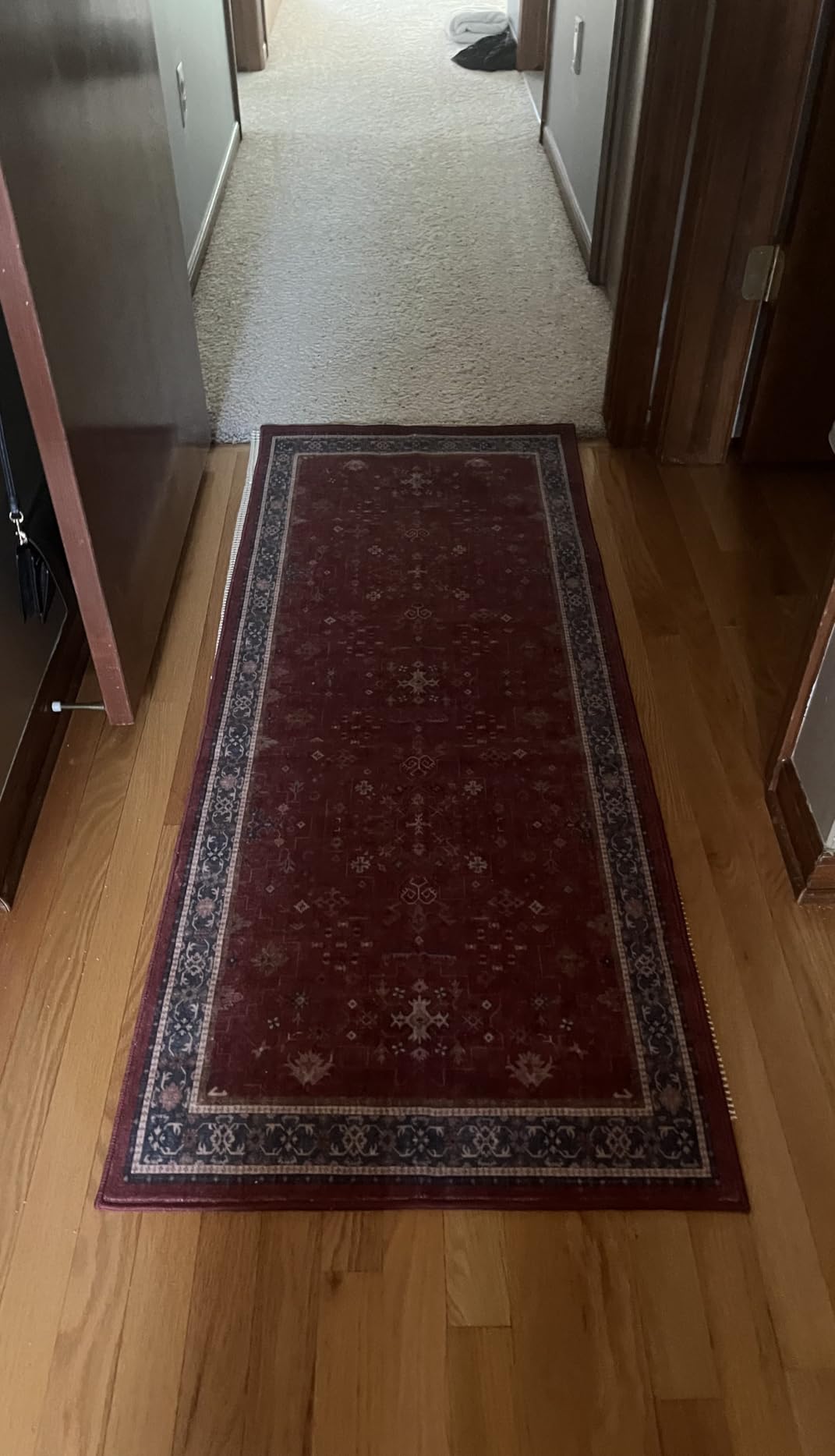 Dark Washable Long Runners for Hallways, 2'6