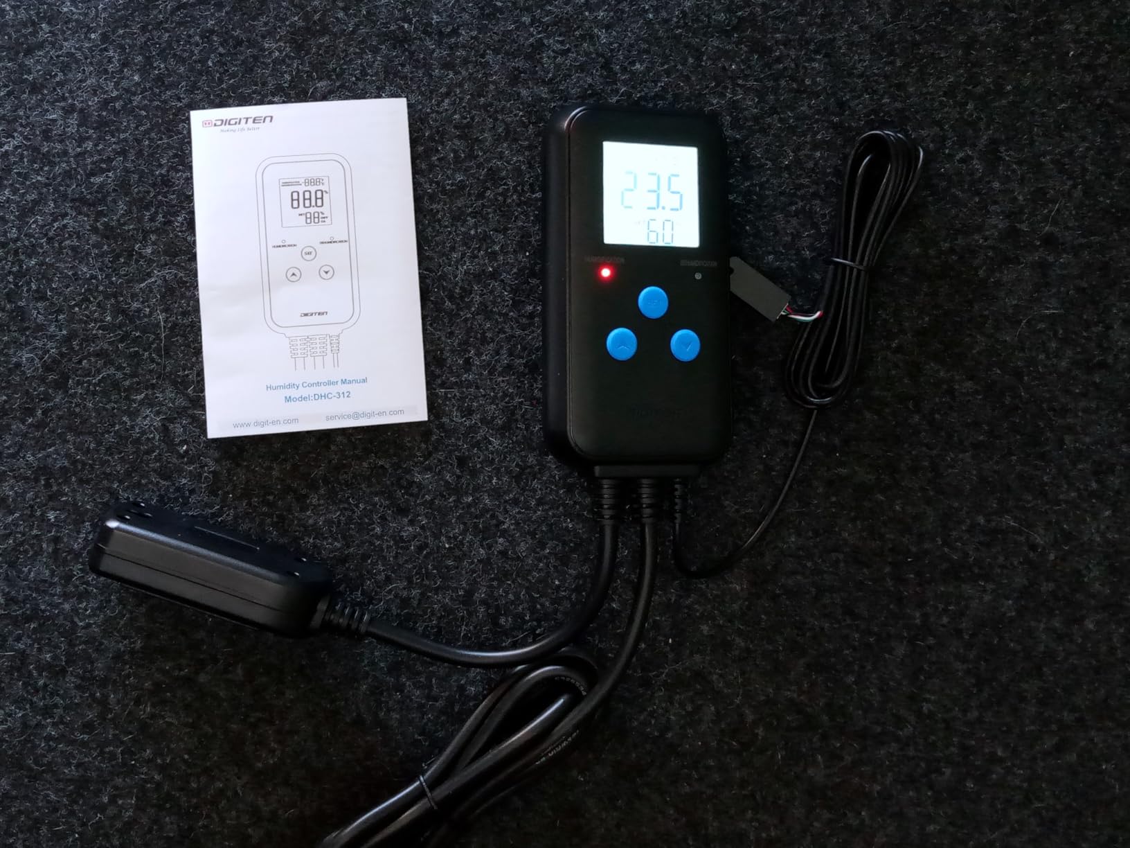 DIGITEN Humidity Controller with Temperature Display for Reptile, Mushroom customer photo 2