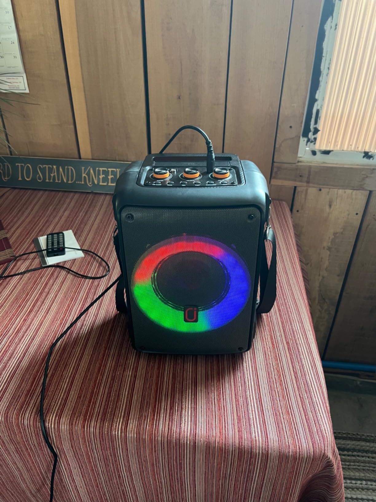 Karaoke Machine with 2 Zero Delay Mics for Adults, Karaoke Set for Parties customer photo 1