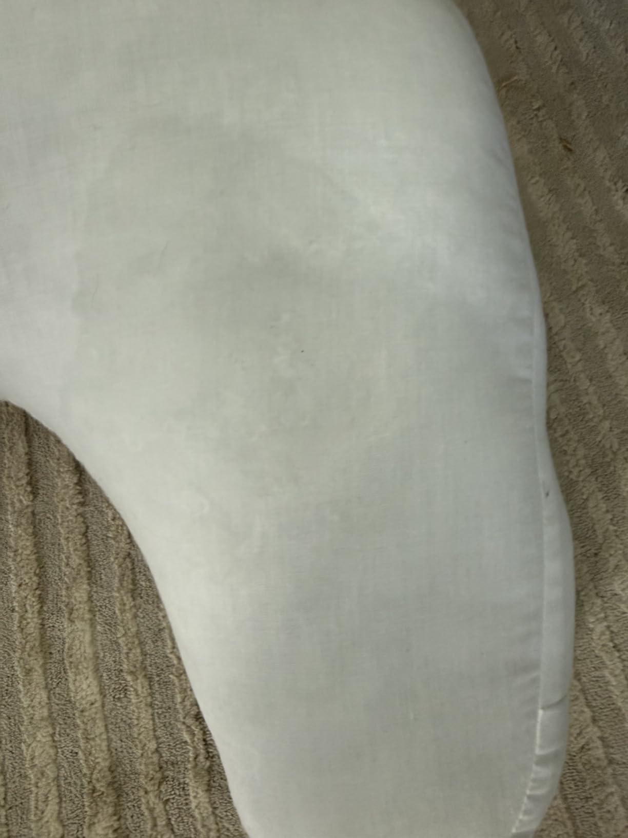 Boppy Nursing Pillow, Organic Cotton Cover, Ergonomic Breastfeeding Support | High, Firm, Large Area Cushion, Water-Repellent Liner, Washable Cover, Flexible Fiber Fill - Green Cut Out Leaves customer photo 1