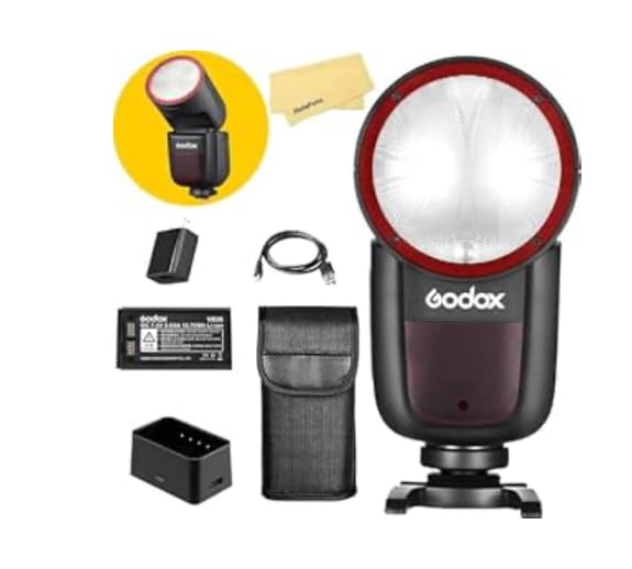 Godox V1 V1-N V1N Camera Flash for Nikon Flash Speedlight Speedlite Light customer photo 1
