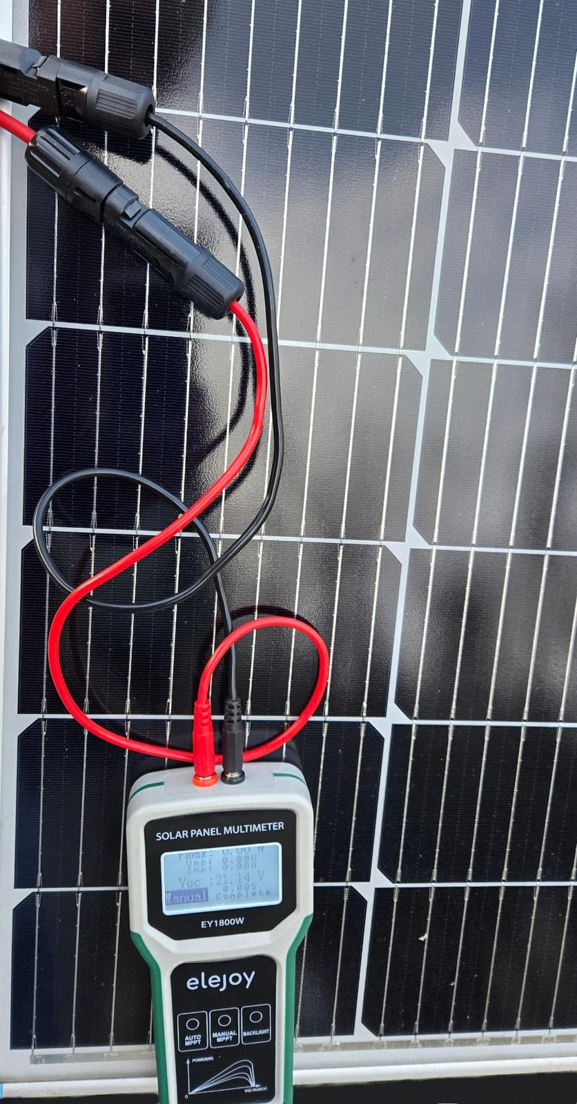 1800W Solar Panel Tester MPPT Photovoltaic Multimeter Watt customer photo 2