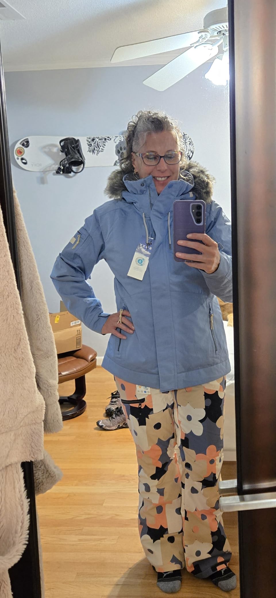 Roxy Women's Meade Snow Jacket – 10k Waterproof, Pfas-free, Recycled Materials, Insulated customer photo 2