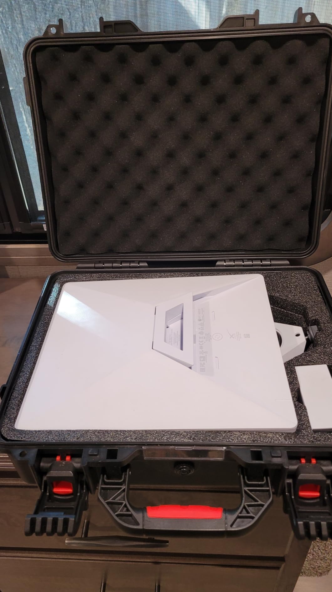 Starlink Mini Case, Waterproof Hard case Fits Star Link Mini Dish, Portable Shoulder Dual Carry Options with Precision Cut Foam for Starlink Accessories,Ideal for Travel and Camping customer photo 1