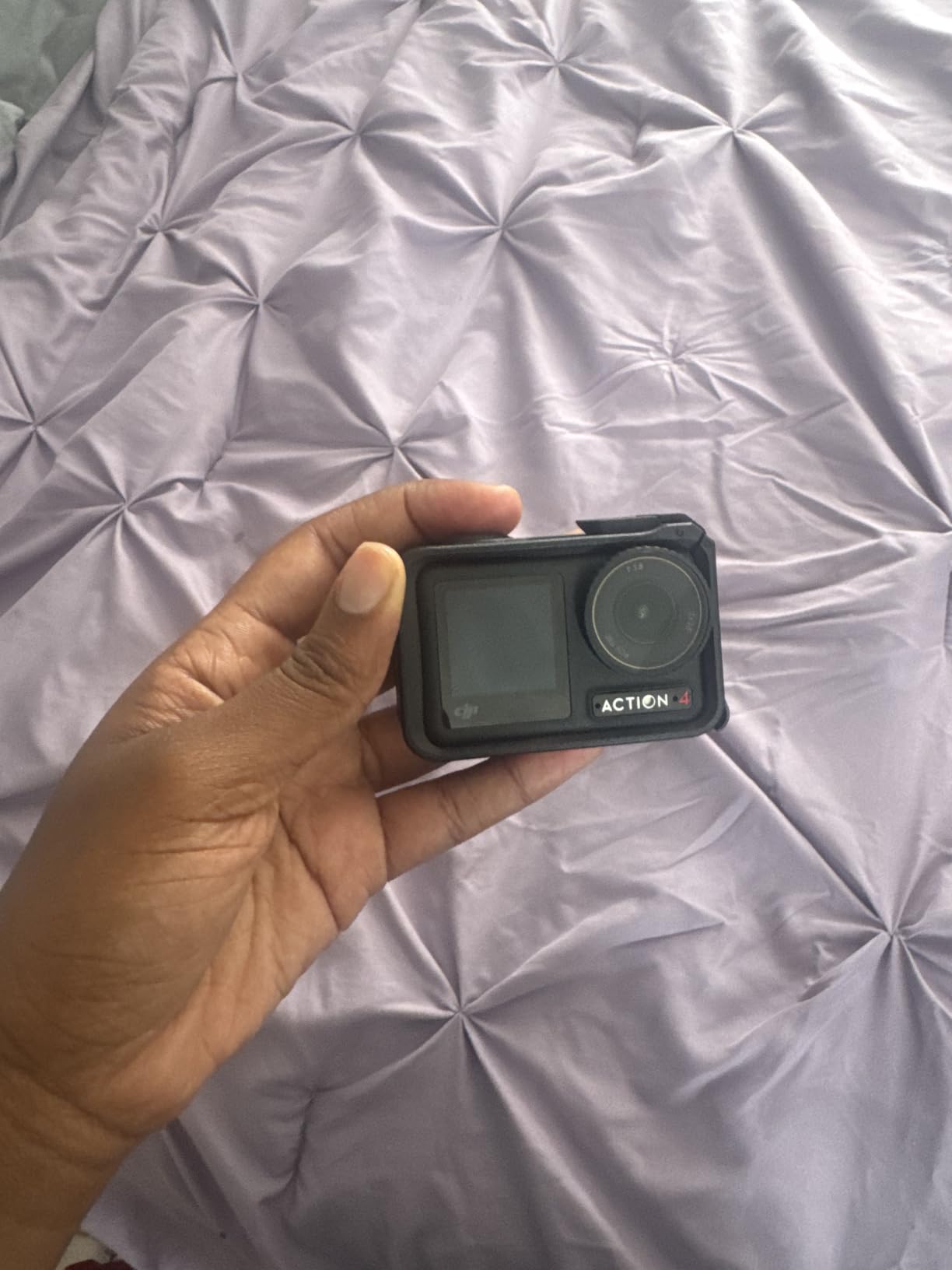 DJI Osmo Action 4 Essential Combo, Waterproof Action Camera Vlogging Camera customer photo 1
