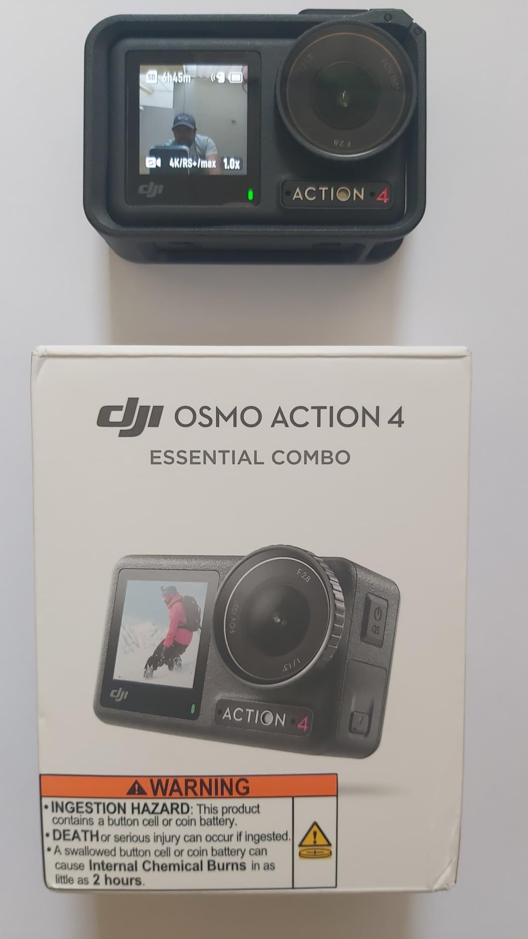 DJI Osmo Action 4 Essential Combo, Waterproof Action Camera Vlogging Camera customer photo 2
