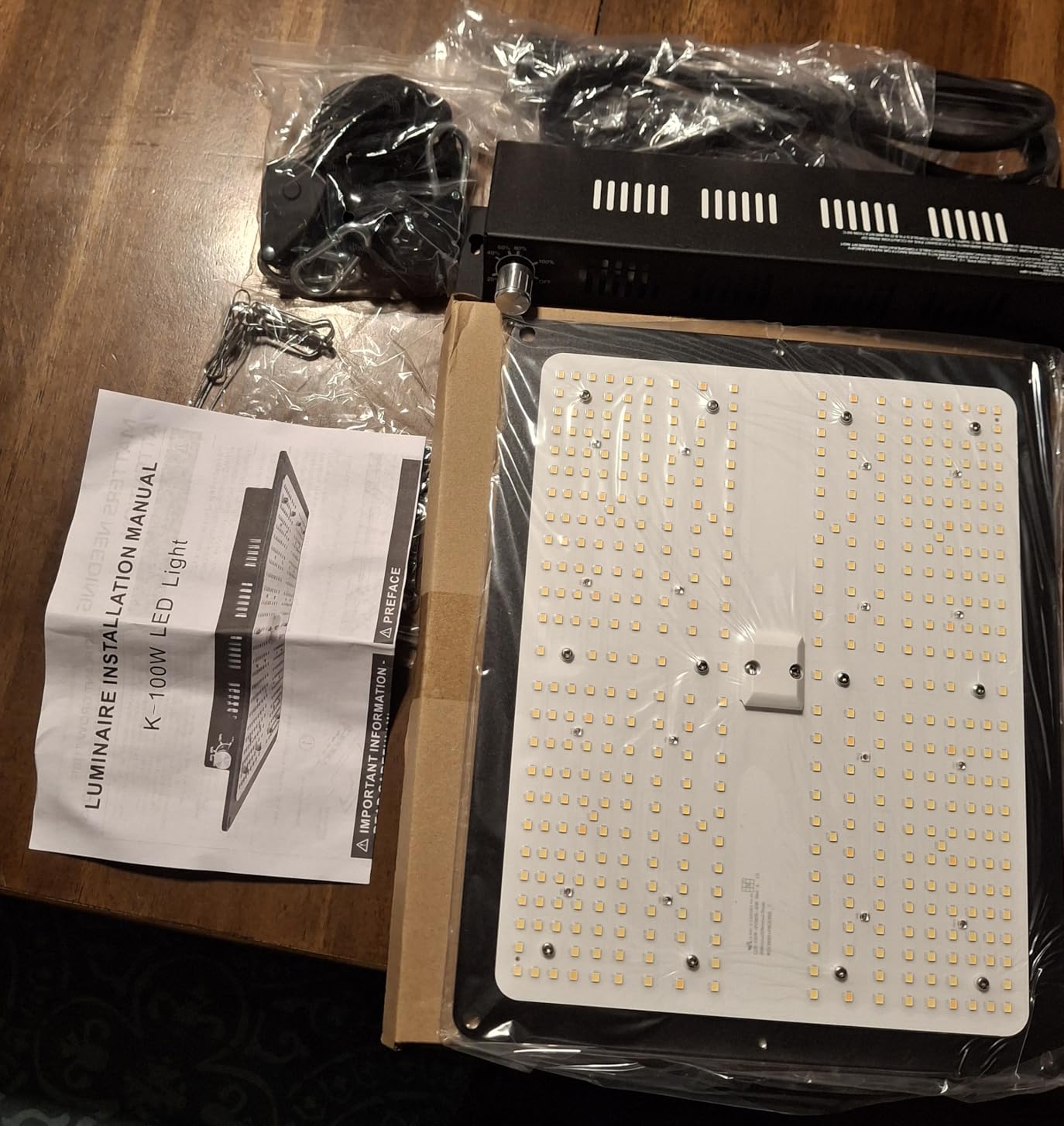 Grow Tent Complete System 2x2, Schedule Full Spectrum 100W LED Grow Light & Grow Tent Kit 24