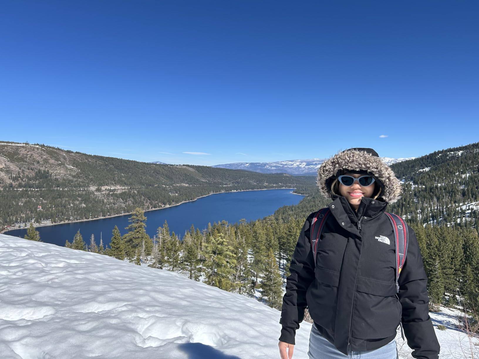THE NORTH FACE Women's Arctic Bomber | Down Insulated, Waterproof Shell, Adjustable Hood With Faux-fur, Dual-entry Pockets customer photo 2