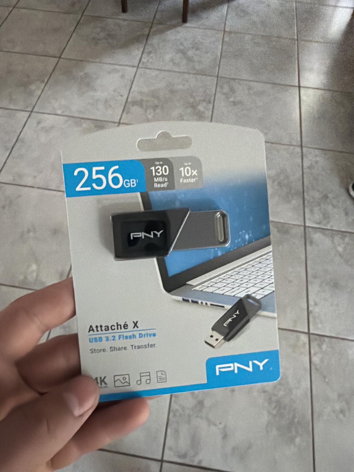 PNY 256GB Attaché X USB 3.2 Gen 1 Flash Drive | Up to 130MB/s Read, Type-A, Sliding Collar customer photo 1