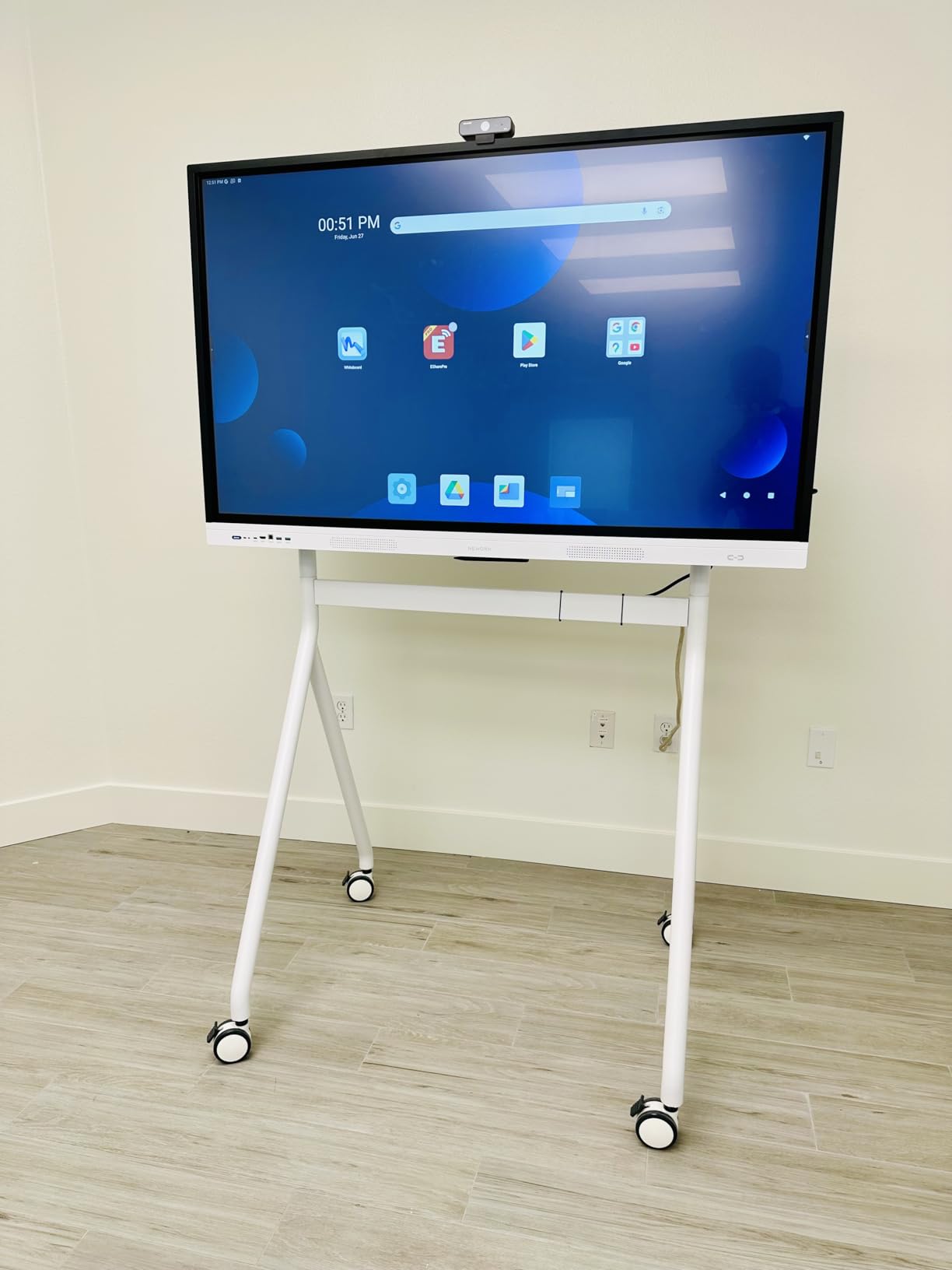 75 Inch 4K Smart Board, Google EDLA-Certified Interactive Whiteboard | Android 14 OS, 50-Point Touch, Wireless Casting,Touchscreen Digital Whiteboard for Classroom Office Home (With Wall Mount) customer photo 2