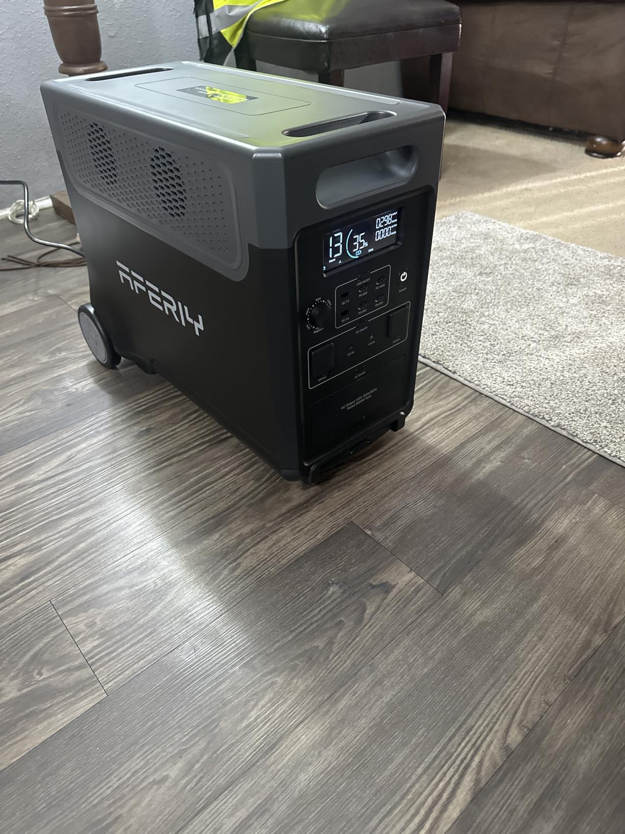 AFERIY 3840Wh Portable Power Station,Expandable Solar Generator to 11520Wh customer photo 1