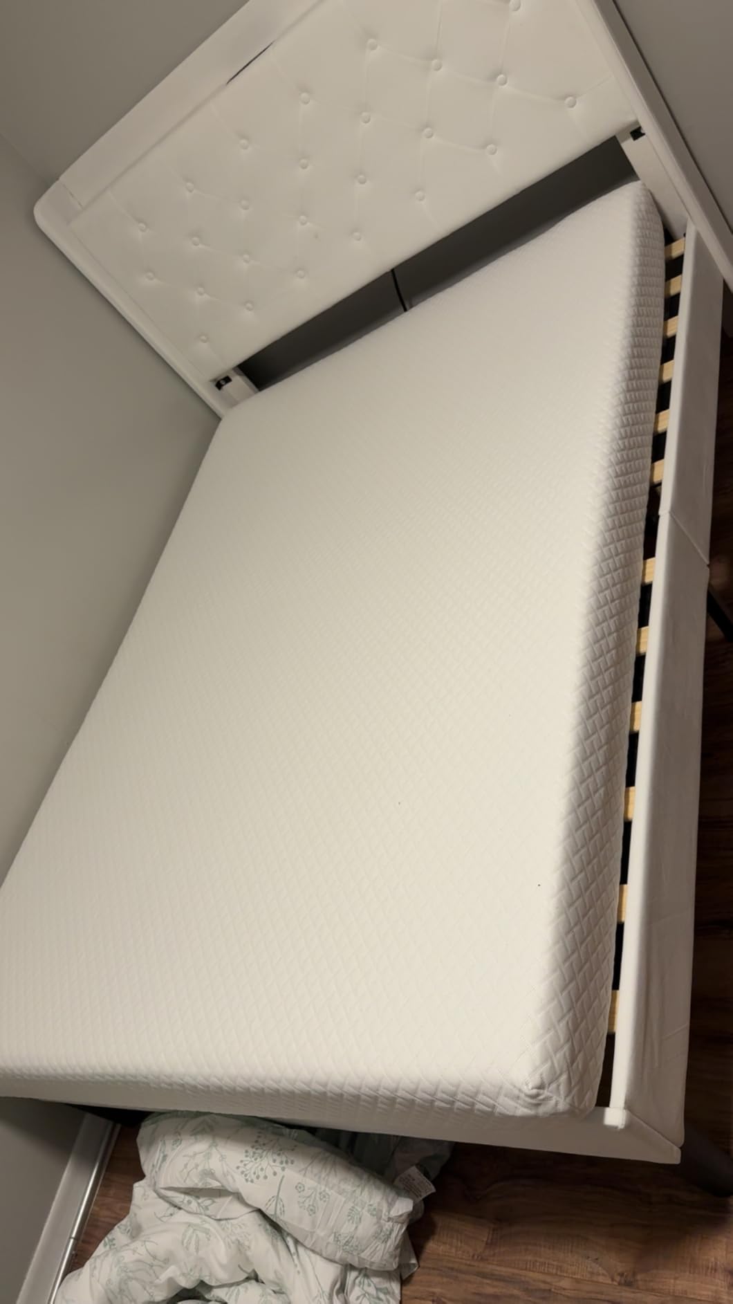 EGOHOME Queen Mattress 12 Inch, Green Tea Memory Foam Mattress, Medium Firm | Bed Mattress in A Box, Cooling Green Tea Gel, Pressure Relief, CertiPUR-US Certified, Fiberglass Free, 80''L x 60''W, White customer photo 1