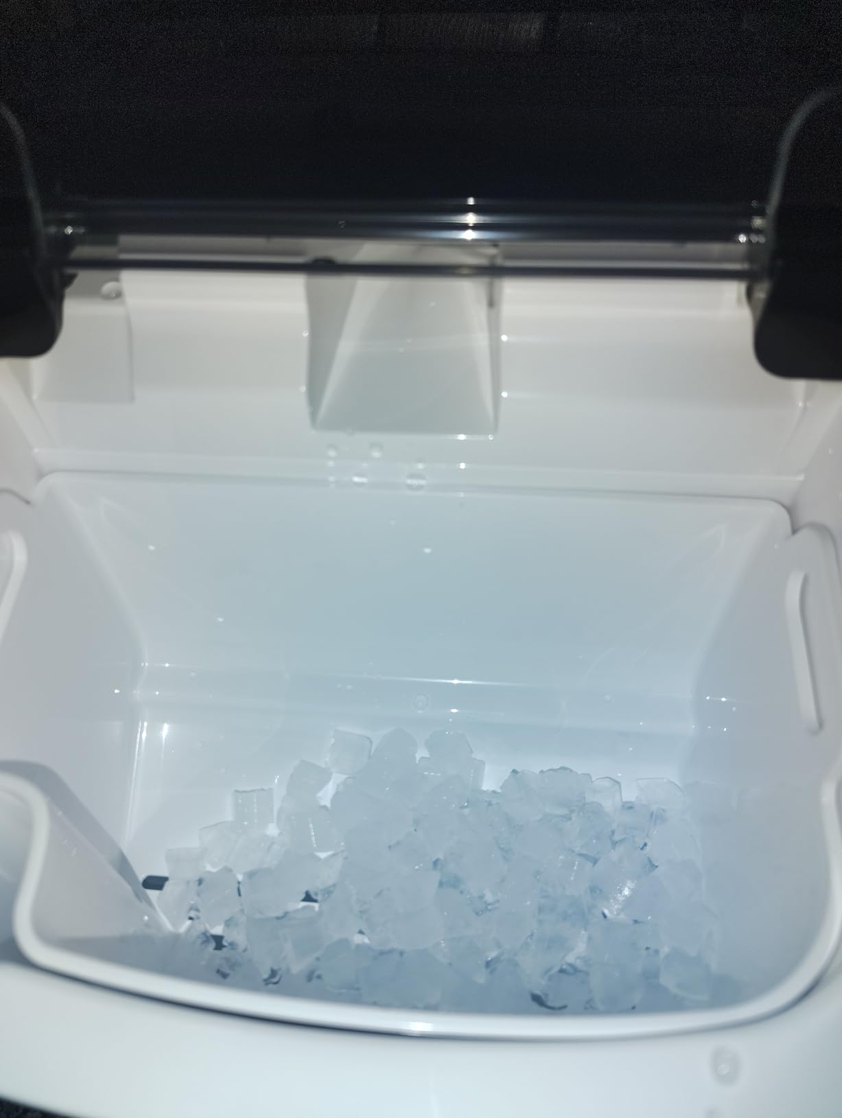 Antarctic Star Nugget Ice Maker Countertop with Soft Chewable Ice | Fast Ice Making, Ice Basket and Scoop, Auto-Cleaning for Home/Party/RV/Camping (Stainless Steel Silver) customer photo 1