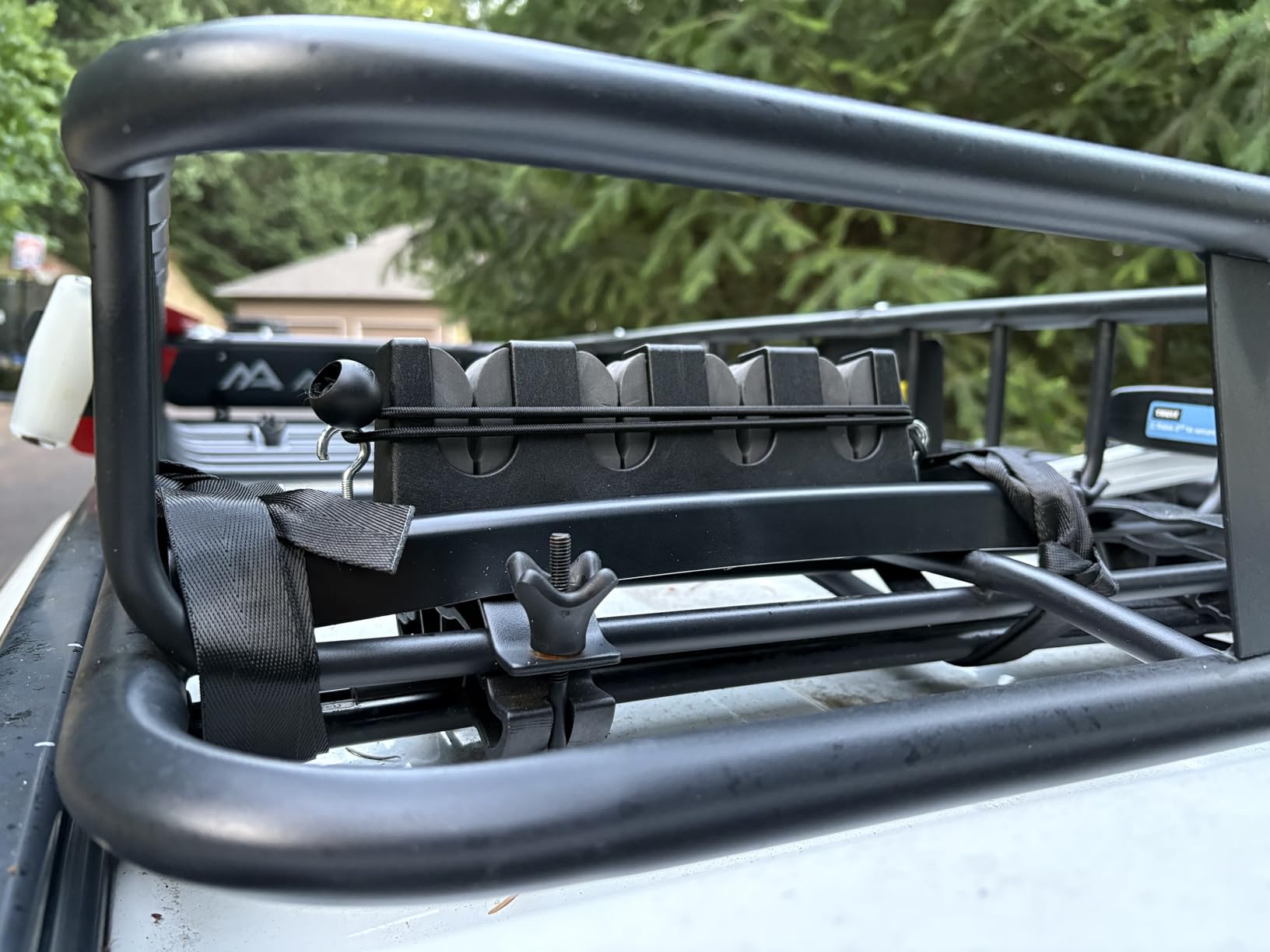 Aluminum Fishing Rod Holder for Truck Bed Holds 4 Fishing Rods, Truck Bed Fishing Rod Holder for Pickup, Gift for Truck Owners, Fishing, Outdoors, Dad, Family customer photo 1