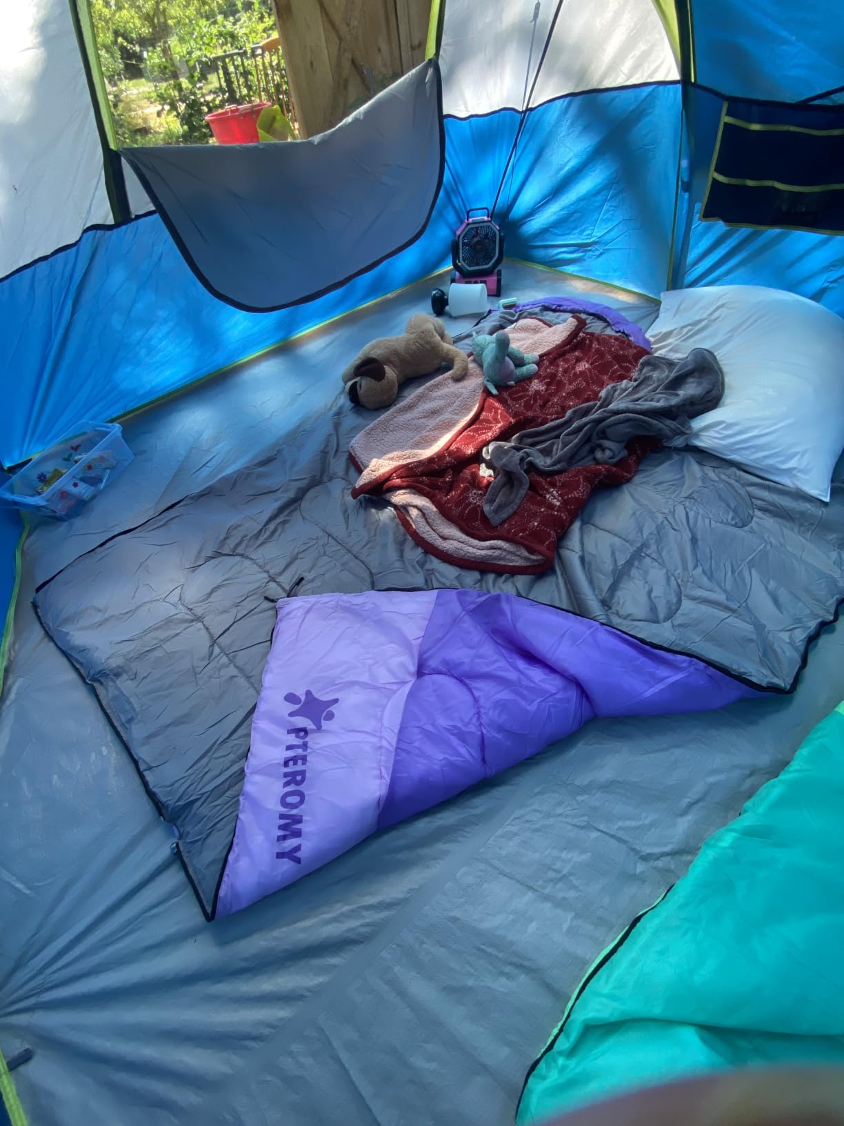 PTEROMY Sleeping Bags for Adults, Lightweight and Machine Washable, Water Resistant Backpacking Camping Sleeping Bag for Warm Cold Weather customer photo 2