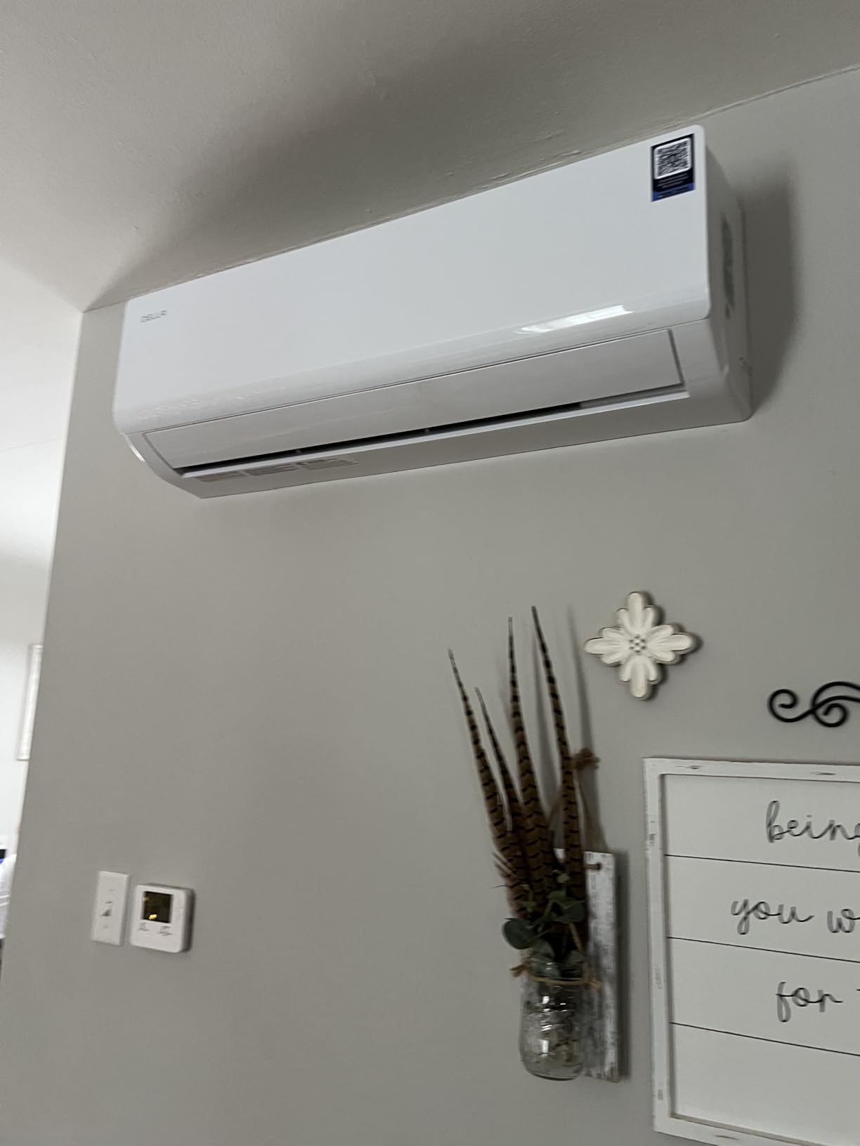 DELLA 28K BTU ODU 3 Zone (2 * 9K+18K BTU) Mini Split AC Heat Pump Works with Alexa and Wifi, Multi Zone Cools up to 1800 Sq.Ft, 20 SEER2 208-230V, Energy Efficient, Pre-Charged, 16ft Kits Included customer photo 1