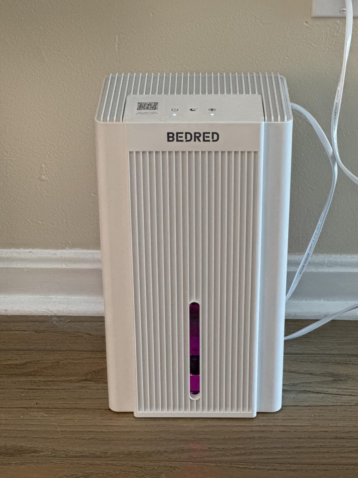 BEDRED Dehumidifier, 95OZ Dehumidifier for Home 1000 sq ft - Quiet with Auto Shut Off & Relaxing 7 Color Ambient Light, Ideal for Livingroom, Bedroom, Basement (Black) customer photo 1