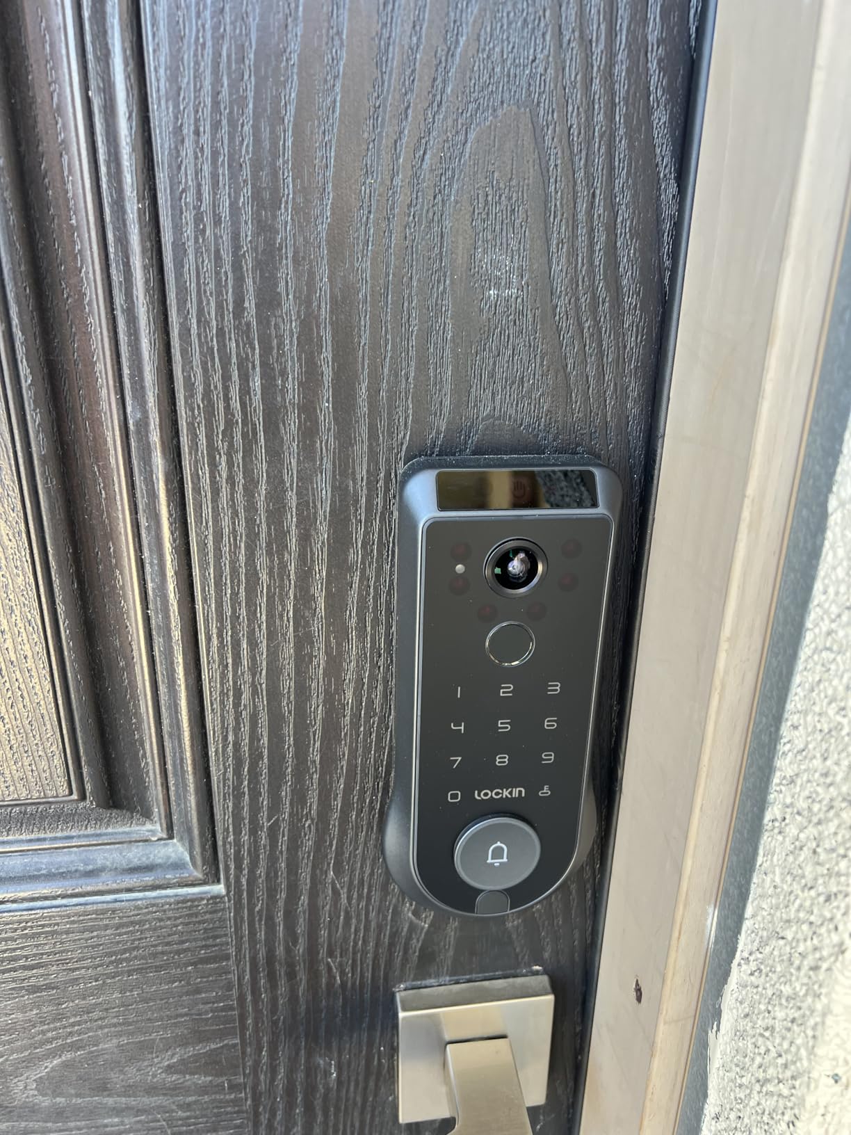 Lockin Veno Pro Smart Lock with Camera, Palm Vein Keyless Entry customer photo 1
