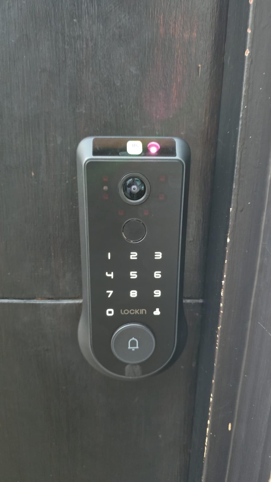 Lockin Veno Pro Smart Lock with Camera, Palm Vein Keyless Entry customer photo 2