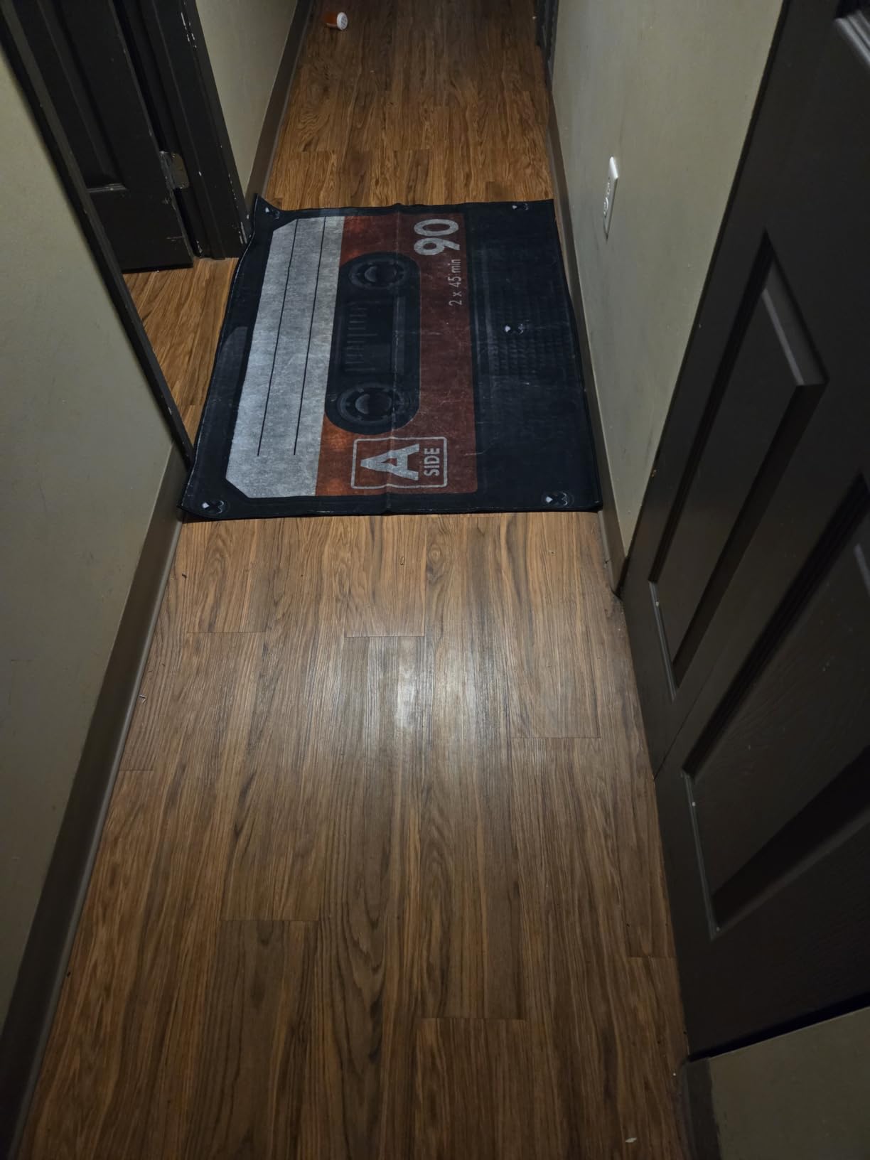 Record Area Rug 5x8ft Music Carpet for Bedroom Living Room Classroom Study Playing Non-Slip Floor Mat Carpets Vintage Shabby Black Rugs Music Room Decor for Men Home Decor customer photo 2