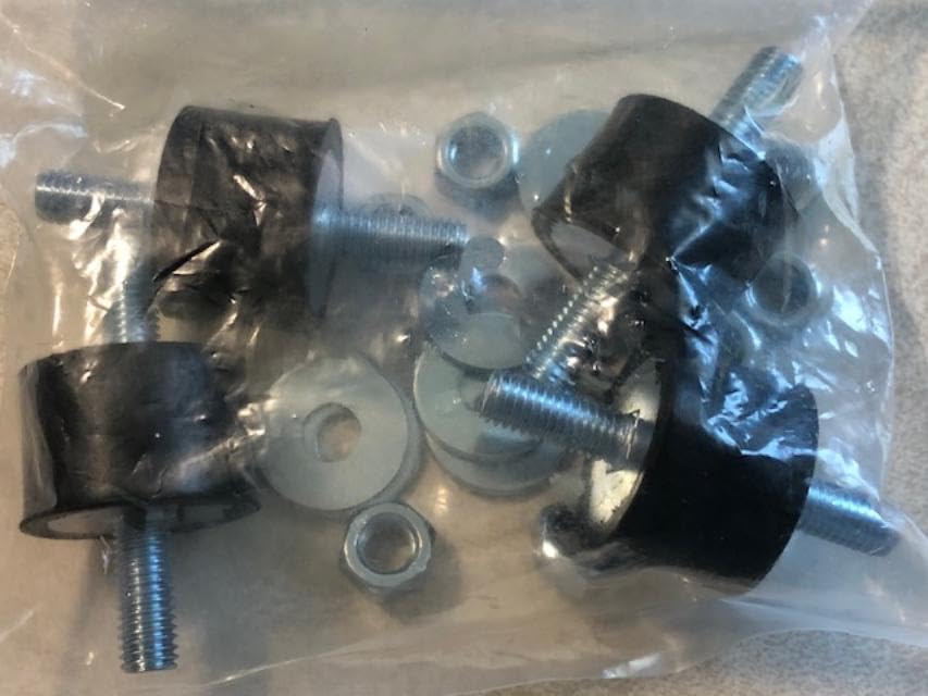 Yarssihha 4 Pack M8 Anti-Vibration Rubber Isolator Mounts, 30x20mm Rubber Studs Shock Absorber, Cylindrical Vibration Isolators customer photo 2