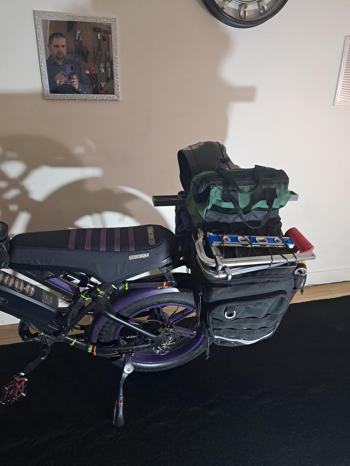 Marscamd Bike Pannier Bag with Rain Cover, 50L Expandable Rear Rack Saddle customer photo 2